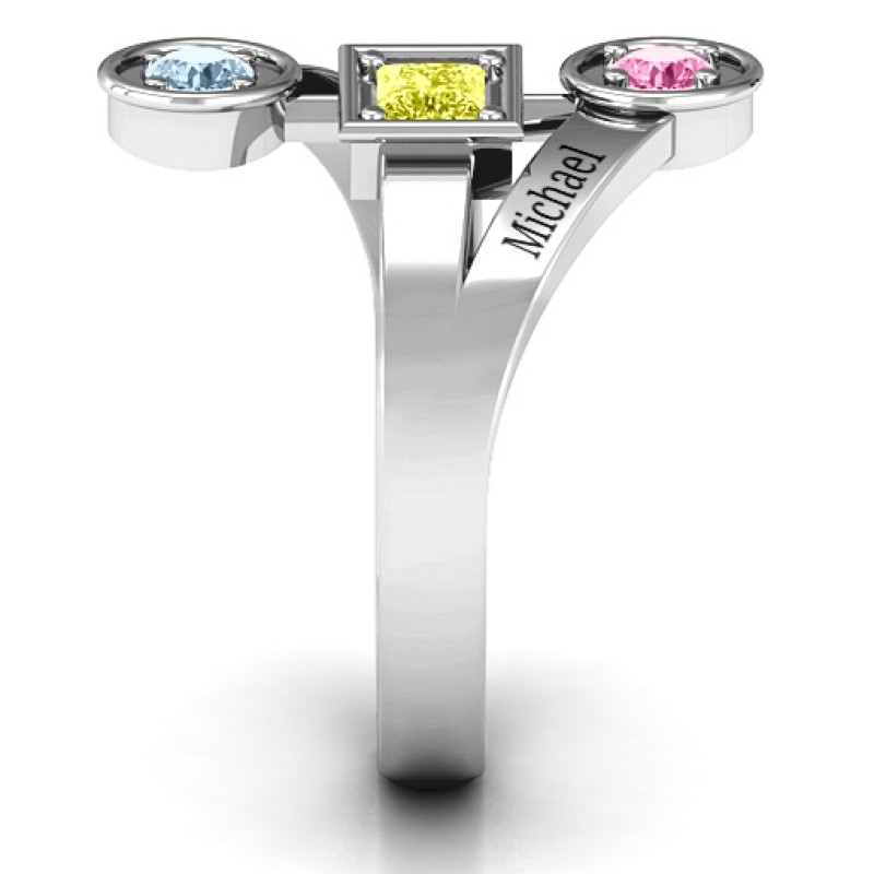 Modern Birthstone Ring product view