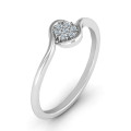 Modern Flair Personalised Ring Modern Flair Ring with a central seven-stone round cluster