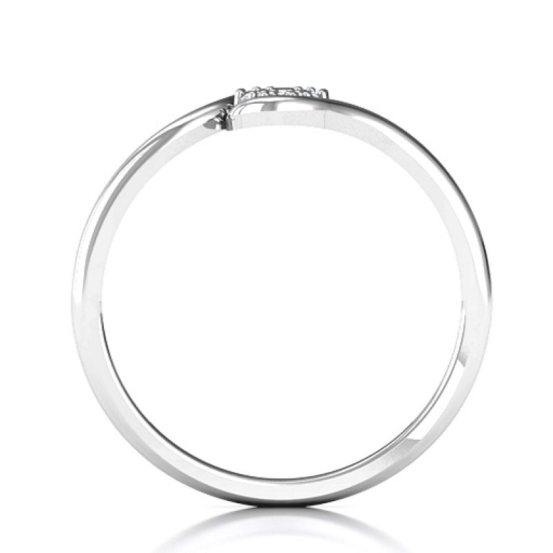 Modern Flair Personalised Ring Modern Flair Ring with a central seven-stone round cluster