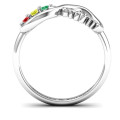 Mom's Infinite Love Ring with 2 to 10 Stones Mom's Infinite Love Ring with 2 to 10 stones