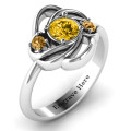 Multi Stone Love Knot Ring View 3 Multi Stone Love Knot Ring product view