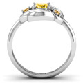 Multi Stone Love Knot Ring View 4 Multi Stone Love Knot Ring product view
