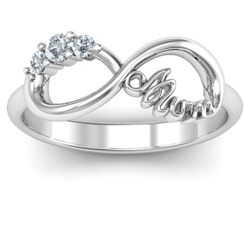 Mum's Infinite Love with Stones Ring product image