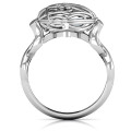 Mum Heart Caged Hearts Ring with Infinity Band product image