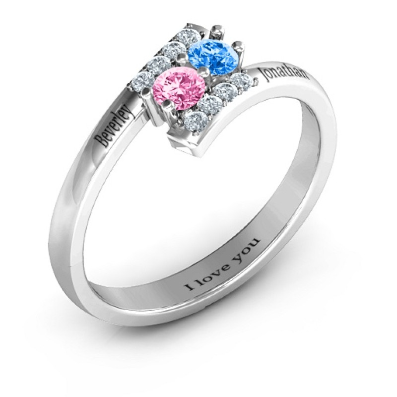 Must Be Love Two Stone Ring product image
