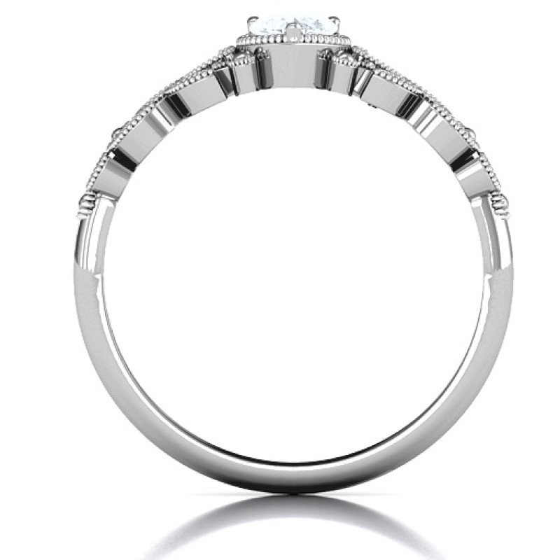 Natural Beauty Leaf Ring with Accents – Image 4 Natural Beauty Leaf Ring with Accents product image