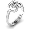 Om Sound of Universe Personalised Ring Om Sound of Universe personalised ring