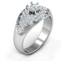 Paved in Love Ring Paved in Love engagement ring with a round centre stone and pavé accent stones