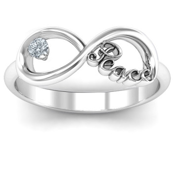 Peace Infinity Ring Peace Infinity Ring