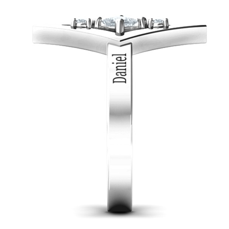 Alternate detail view of the Playing with Diamonds Ring