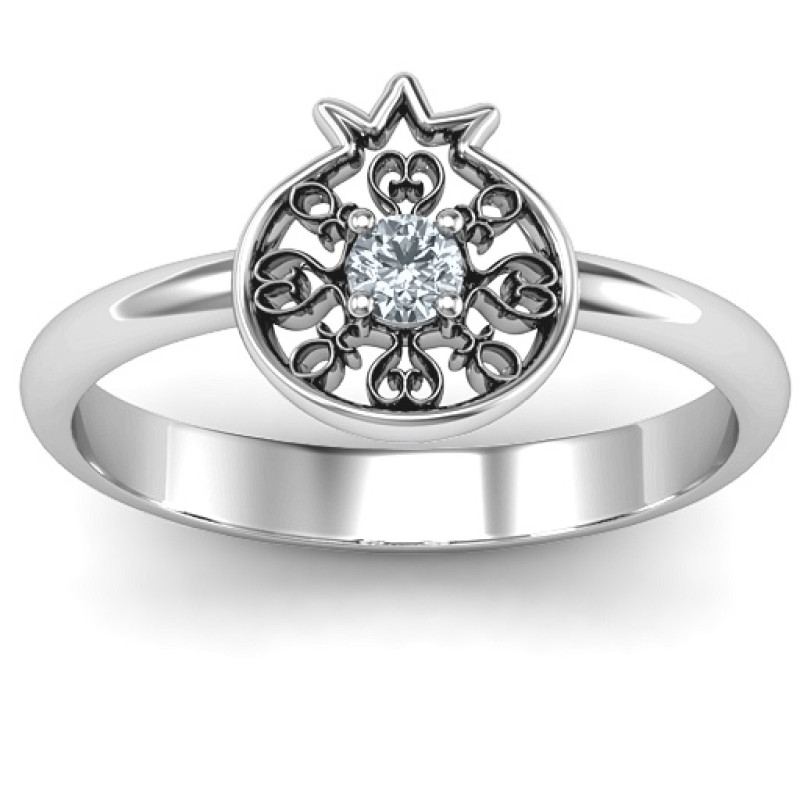 Pomegranate with filigree ring product image