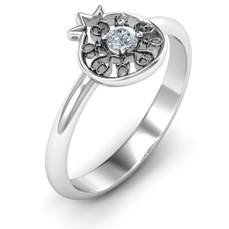 Pomegranate with filigree ring product image