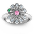 Pretty As A Peacock Personalised Birthstone Ring Pretty As A Peacock personalised birthstone ring