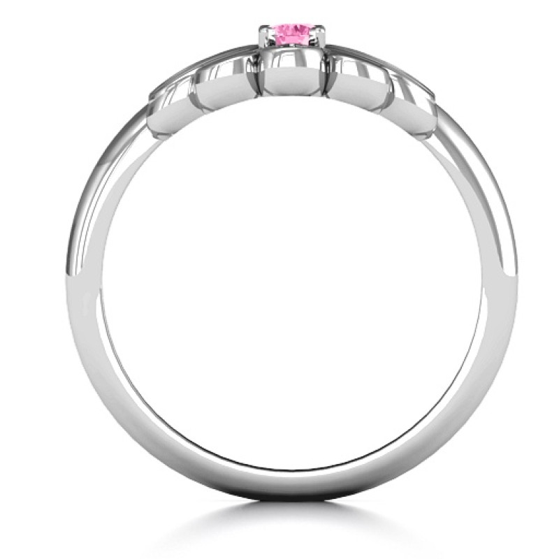 Pretty As A Peacock Ring View Pretty As A Peacock personalised birthstone ring view
