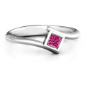Princess Cut Bypass Ring Princess Cut Bypass Ring product image