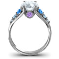 Radiant Love Ring with Collar Gems Radiant Love Ring with Collar Gems product image