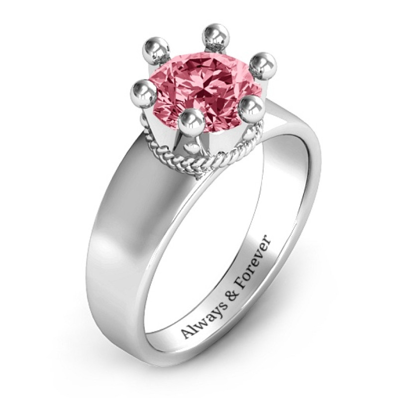 Radiant Royal Crown Ring Radiant Royal Crown Ring shown from another angle