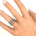 Ravishing Love Infinity Ring Ravishing Love Infinity Ring with two infinity patterns and accent stones