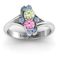 Sense of Style Two Stone Ring product view