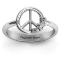 Shalom Peace Ring product view