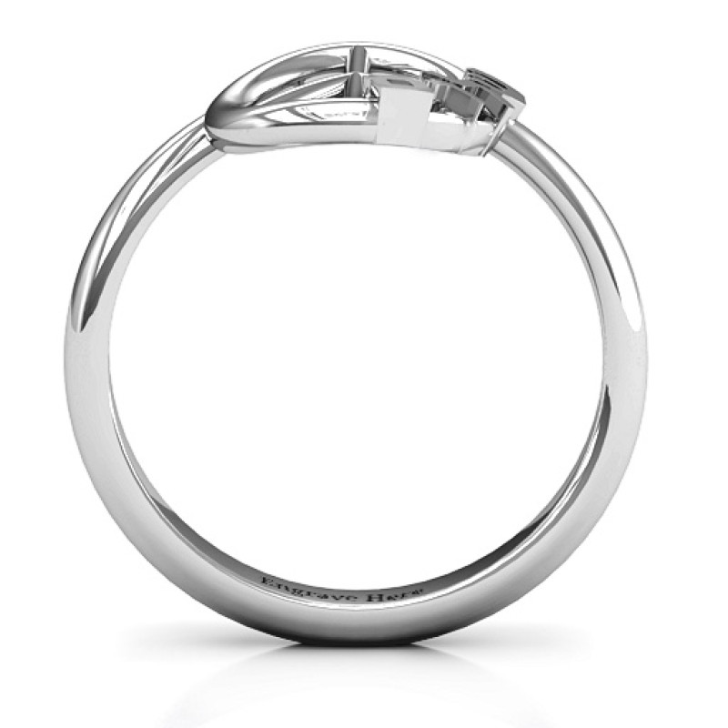 Shalom Peace Ring product view