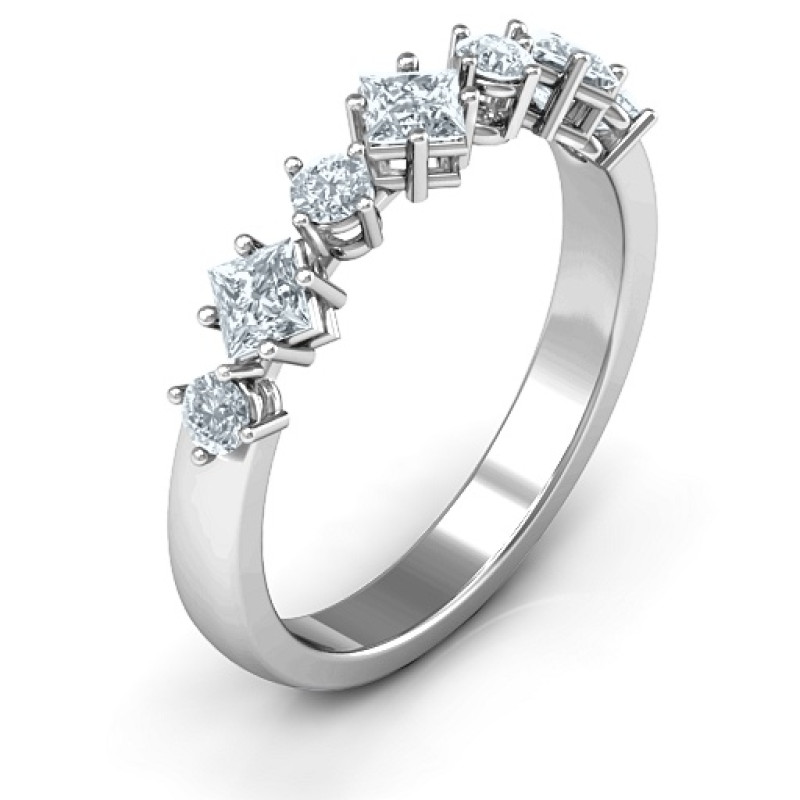 Shape of Her Heart Band Ring product view
