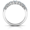 Shape of Her Heart Band Ring detail view