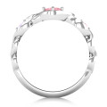 Shimmering Infinity Princess Stone Heart Ring product view