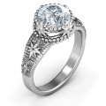 Showstopper Star Ring centre stone detail Showstopper Star Ring with round centre stone