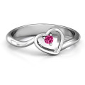 Single Heart Bypass Ring Single Heart Bypass Ring with heart-shaped setting