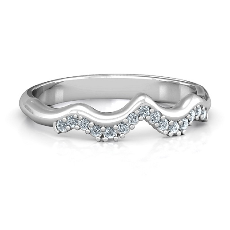Solitaire Infinity Shadow Band Solitaire Infinity Shadow Band ring