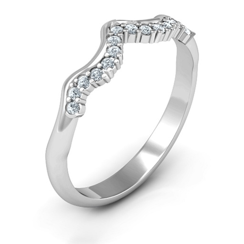 Solitaire Infinity Shadow Band Solitaire Infinity Shadow Band ring