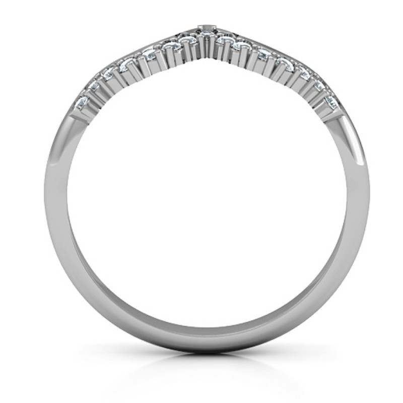 Solitaire Infinity Shadow Band Solitaire Infinity Shadow Band ring