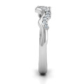 Solitaire Infinity Shadow Band Solitaire Infinity Shadow Band ring