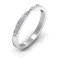 Sparkling Skitip Band product view Sparkling Skitip Band personalised ring product view