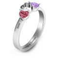 Sparkling Sweethearts Two-Stone Ring Sparkling Sweethearts two-stone ring product image