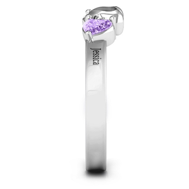 Sparkling Sweethearts Two-Stone Ring Sparkling Sweethearts two-stone ring product image