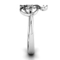 Spiritual Heart Om Ring Spiritual Heart Om Ring with heart-shaped Om symbol design