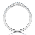 Split Shank Past, Present and Future Ring Split shank past, present and future promise ring