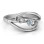 Split Shank Swirl Ring