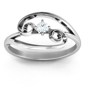 Split Shank Swirl Ring Split Shank Swirl Ring