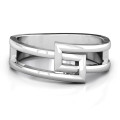 Square on Square Geometric Ring Square on Square Geometric Ring