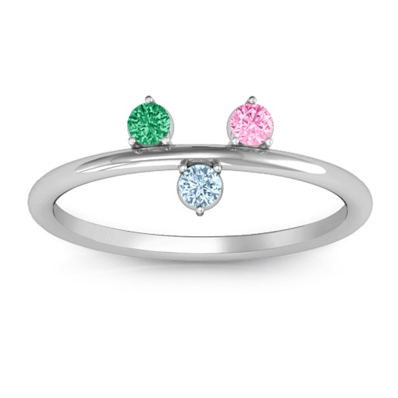 Stackable Sparkle 1-5 Stone Ring Stackable Sparkle 1-5 Stone Ring product view
