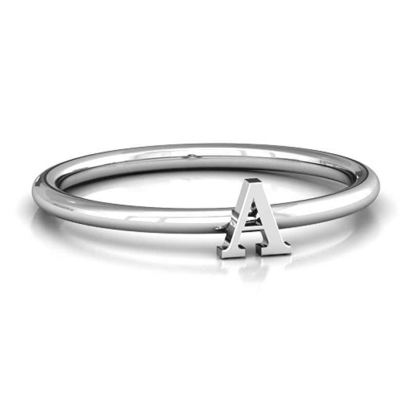 Stackr A-Z Ring Stackr A-Z initial ring
