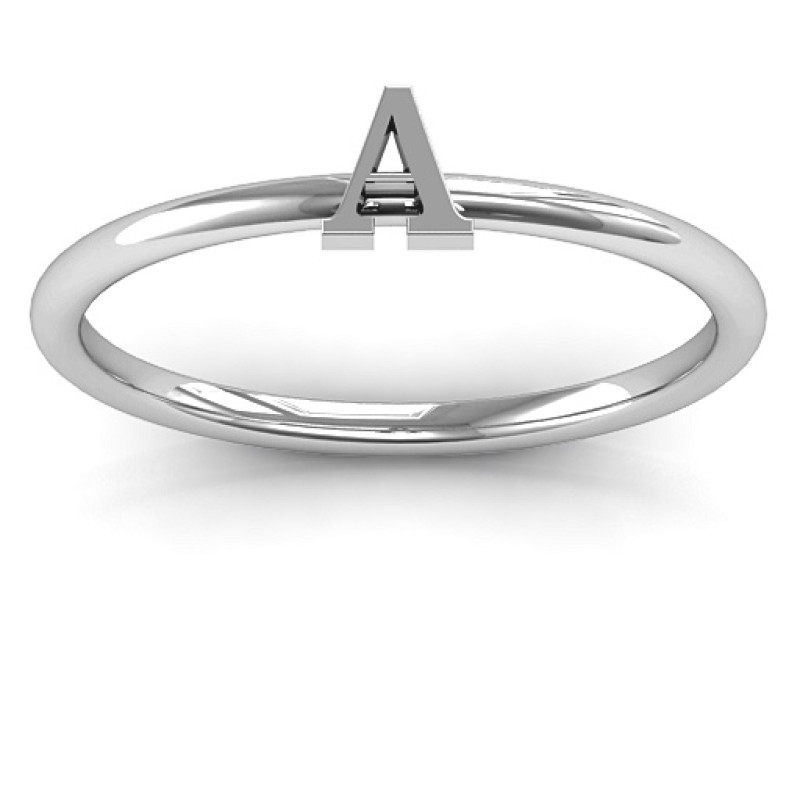 Stackr A-Z Ring Stackr A-Z initial ring