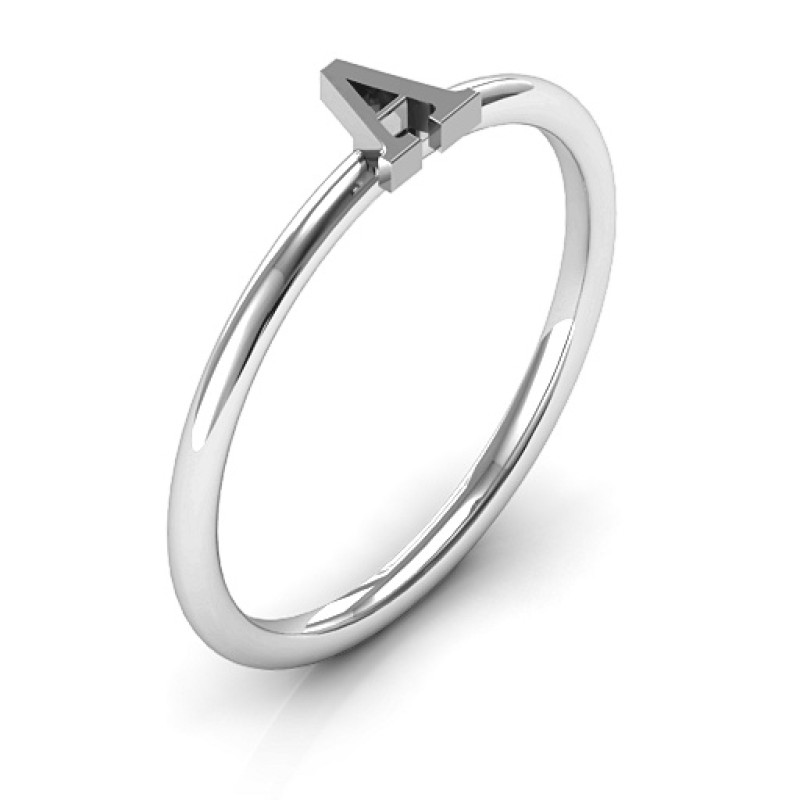 Stackr A-Z Ring Stackr A-Z initial ring