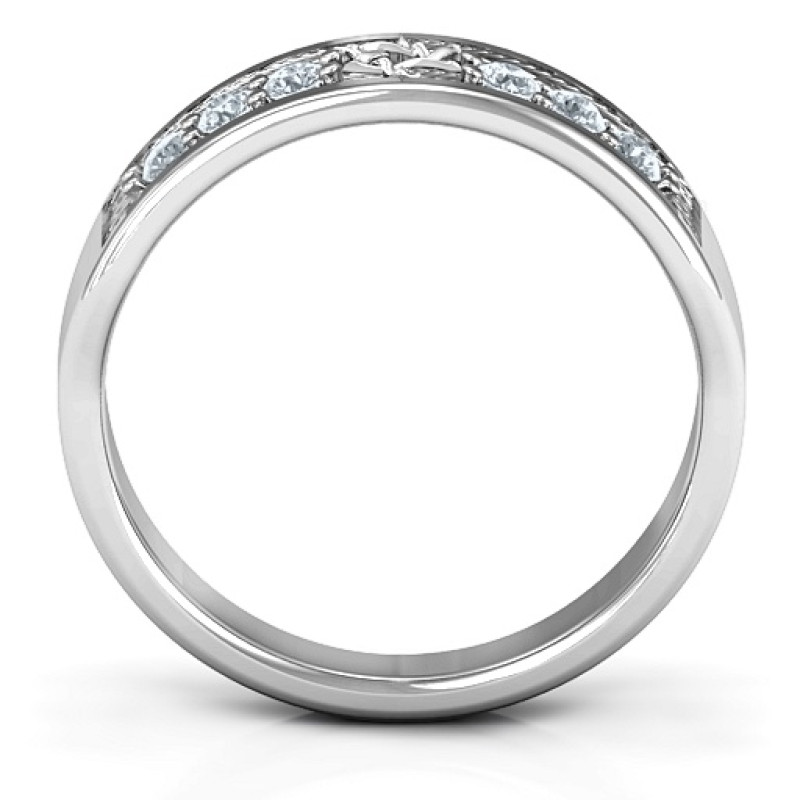 Star of David Band Ring product view