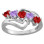 Starburst Heart Ring