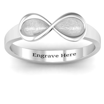 Sterling Silver Vogue Infinity Ring Sterling Silver Vogue Infinity Ring