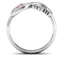 Nana Infinity Ring Side View Personalised Nana infinity ring side view
